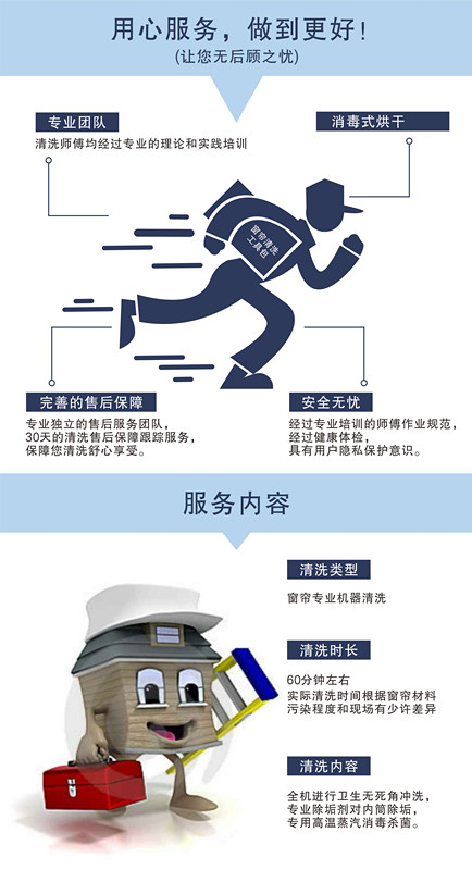 商品房窗帘清洗【包拆装、收送】